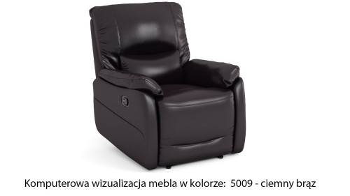 Fotel skórzany Florida z funkcją relax