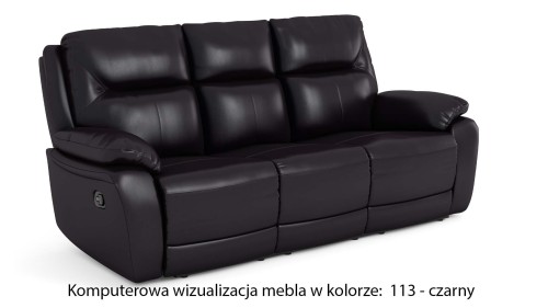 Skórzana sofa Atlanta z funkcjami relaks w kolorze cappuccino 2469.