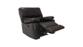 Wygodny fotel Seattle z funkcją relaks; kolor ciemny brąz